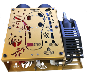 Single-foot-operated reverse osmosis water purifier